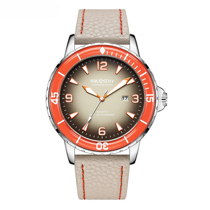 Leather Strap Casual Watch