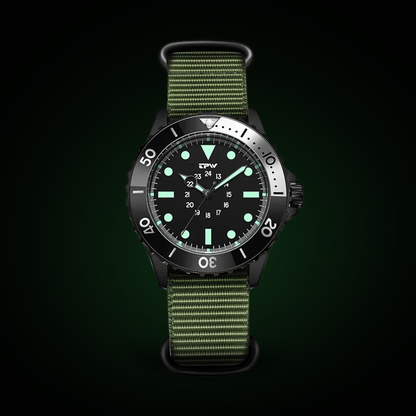 Waterproof Tactical Diver Style Field Watch