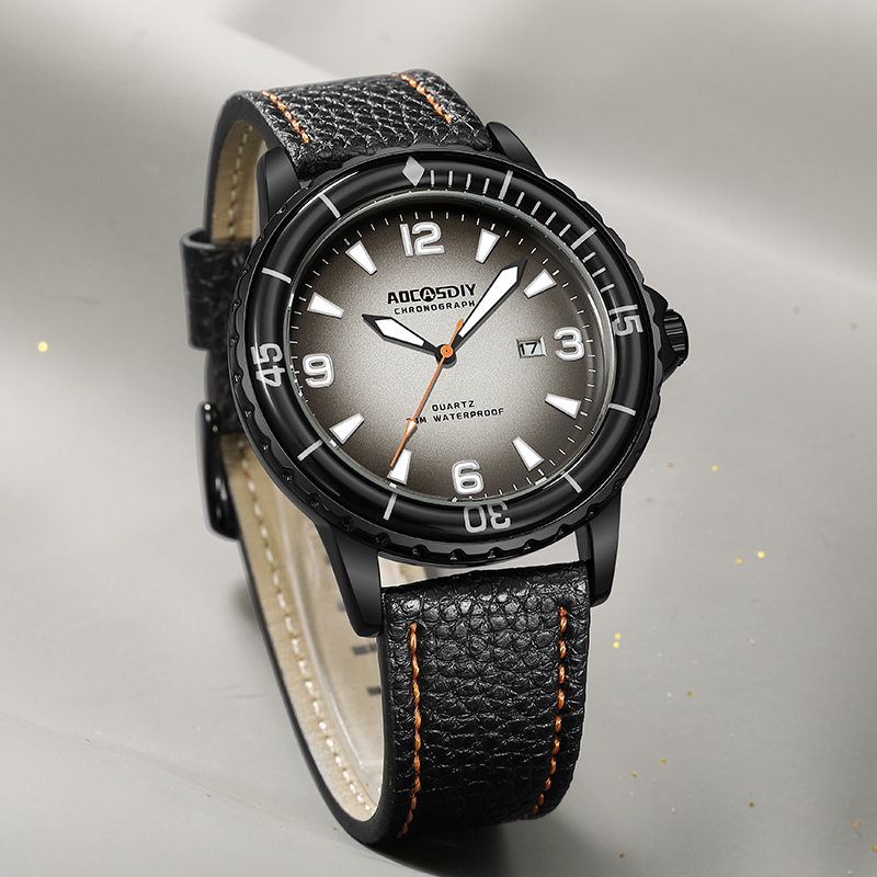 Leather Strap Casual Watch