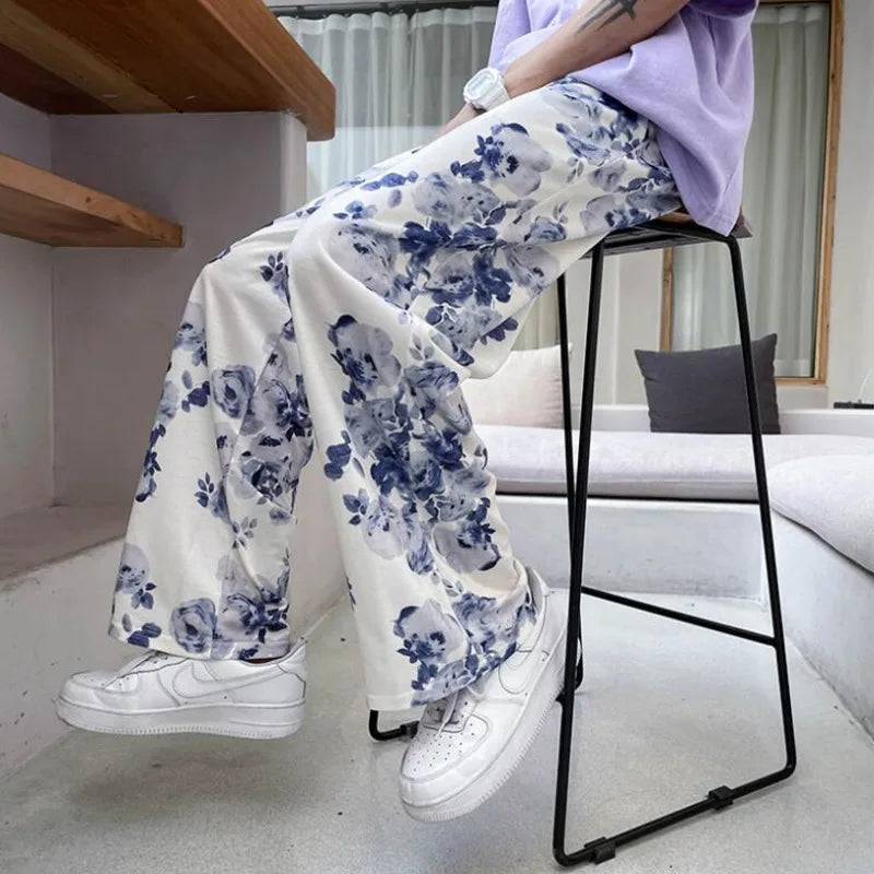 Floral Cotton Pants