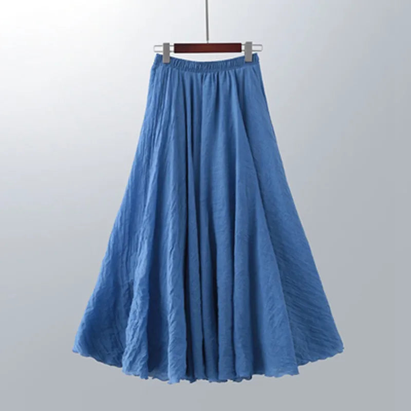 Maci Rhode - Cotton Linen Maxi Skirt