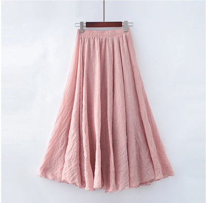 Maci Rhode - Cotton Linen Maxi Skirt