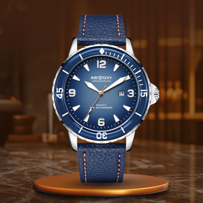 Leather Strap Casual Watch