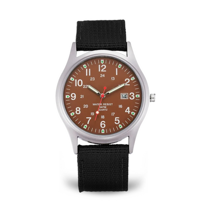 Military-Inspired Casual Wristwatch