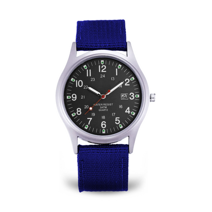 Military-Inspired Casual Wristwatch