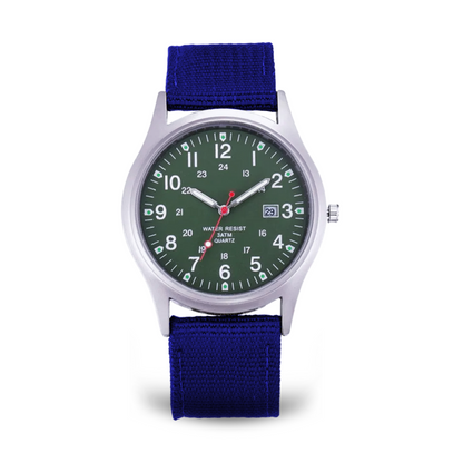 Military-Inspired Casual Wristwatch