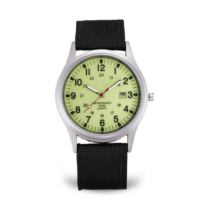 Military-Inspired Casual Wristwatch