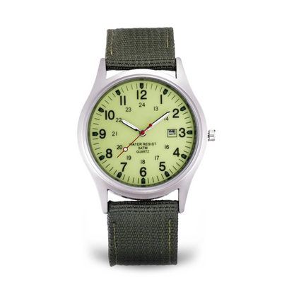 Military-Inspired Casual Wristwatch