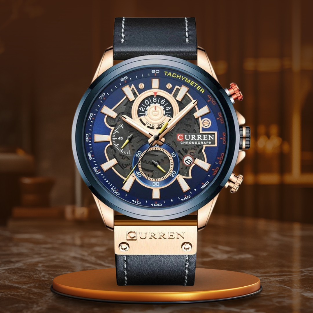 Multifunction Quartz Calendar Watch