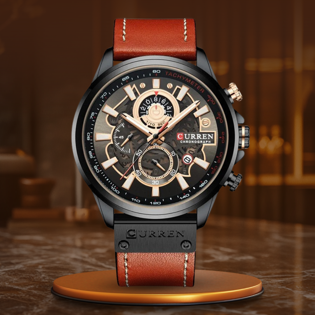 Multifunction Quartz Calendar Watch