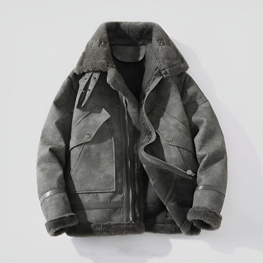 Shearling Moto Jacket