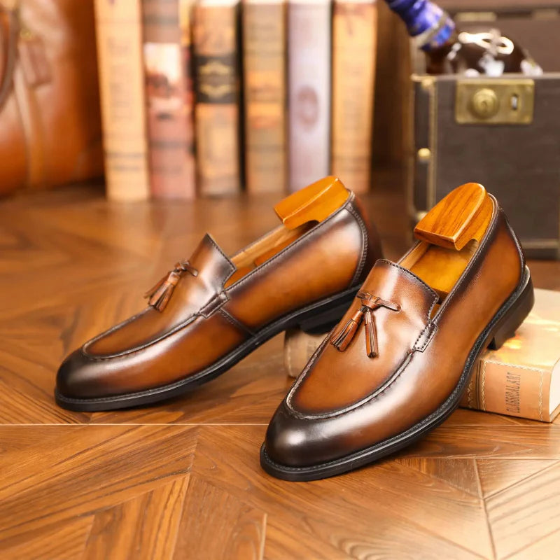 Toscano Leather Loafers