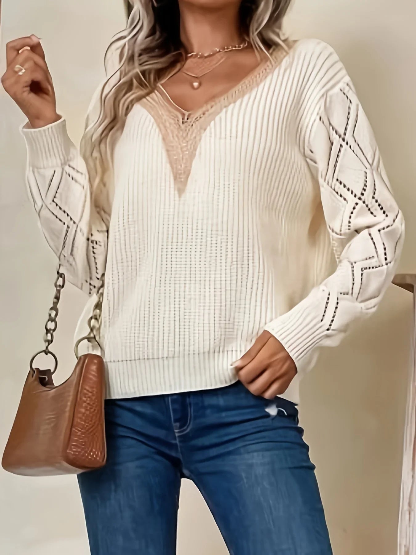 Crochet Lace Sweater