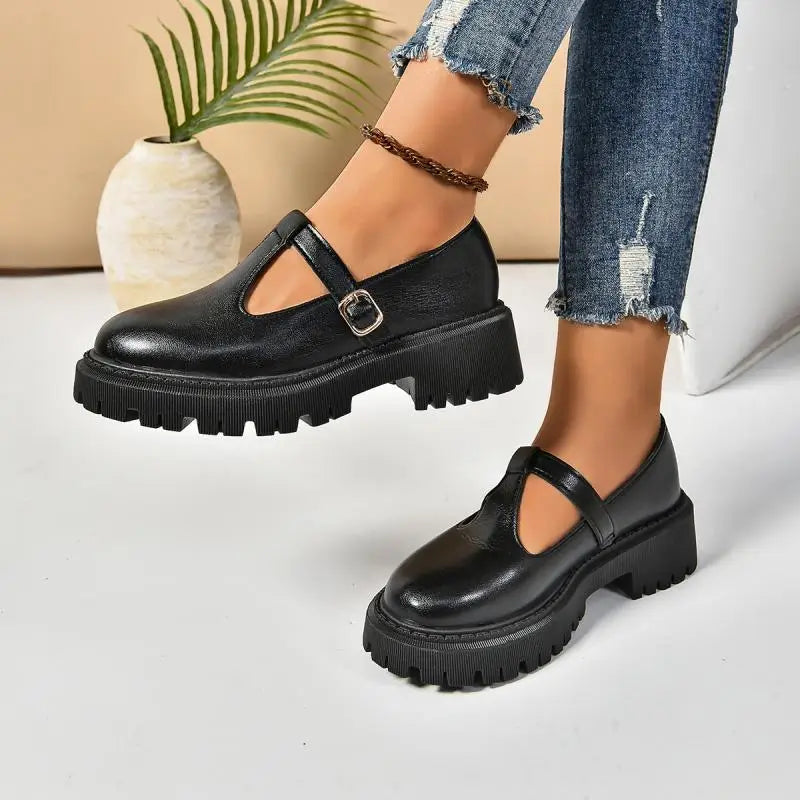 Casey Buckled Platform Shoe