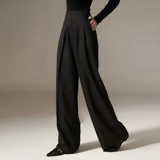 Pleated Palazzo Pants