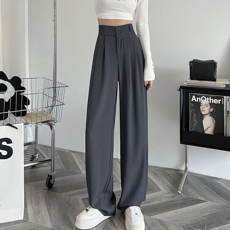 High-Waist Palazzo Trousers