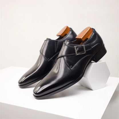 Marc Ventura Single Monk Strap Leather Shoe