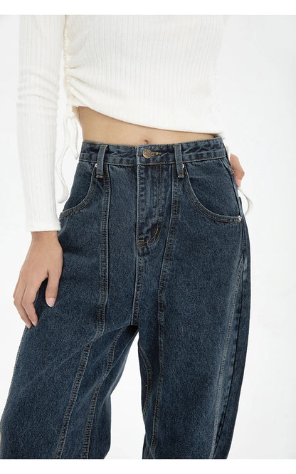 High-Waist Vintage Denim