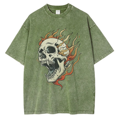 'Blaze In Glory' - Oversized Graphic Tee