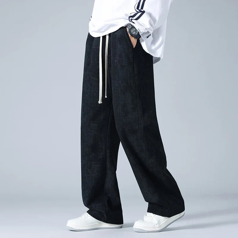 Azure Corduroy Sweatpants