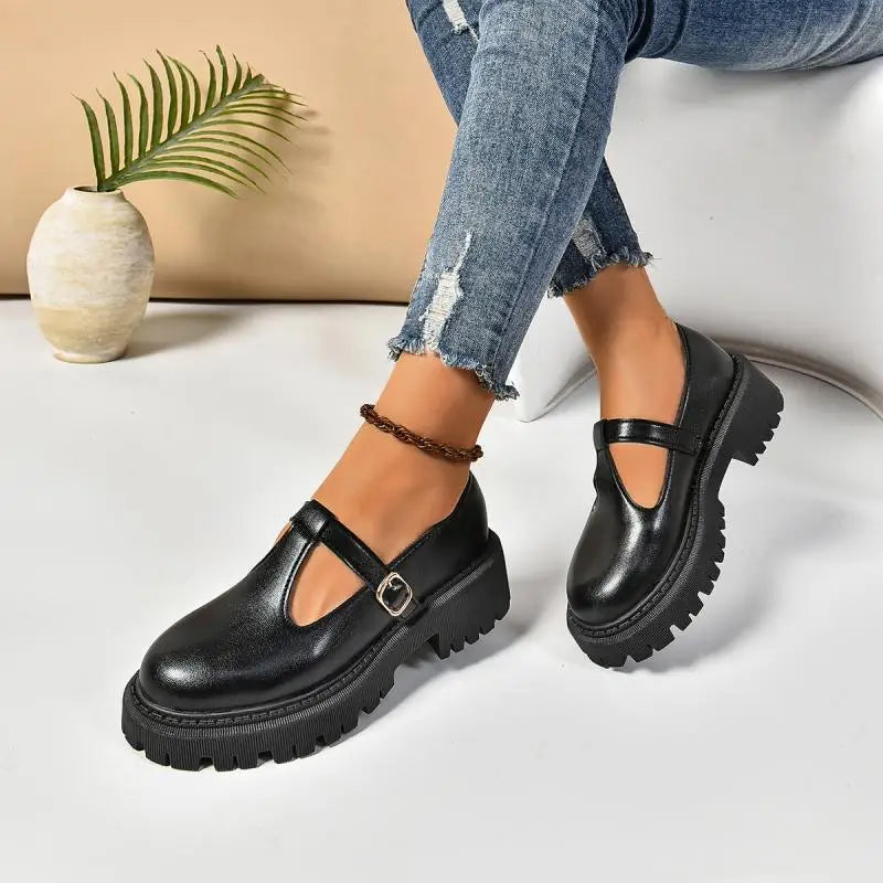 Casey Buckled Platform Shoe