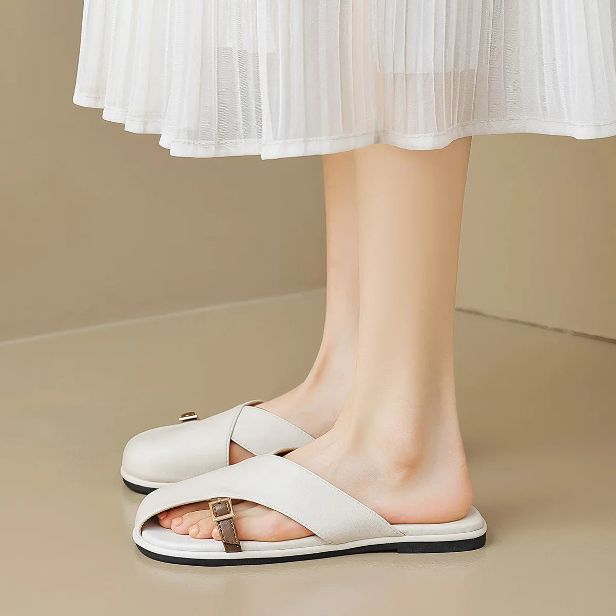 Belle Voie Half Covered Flats