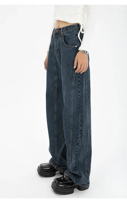 High-Waist Vintage Denim