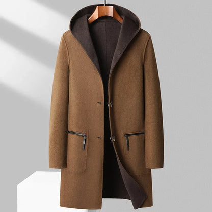 Reversible Wool Overcoat