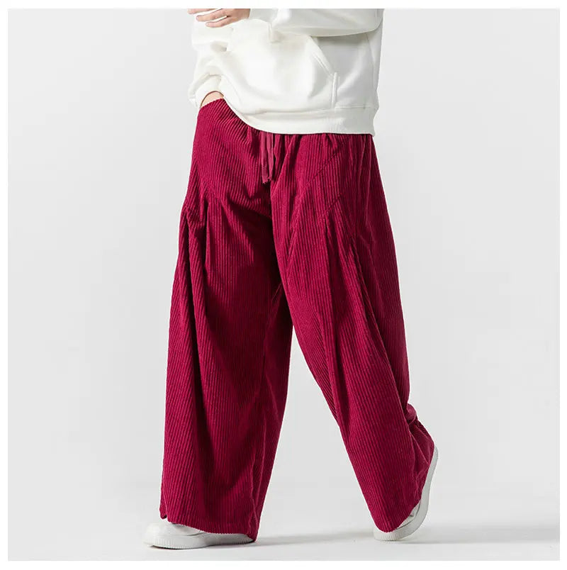 Corduroy Hakama Pants