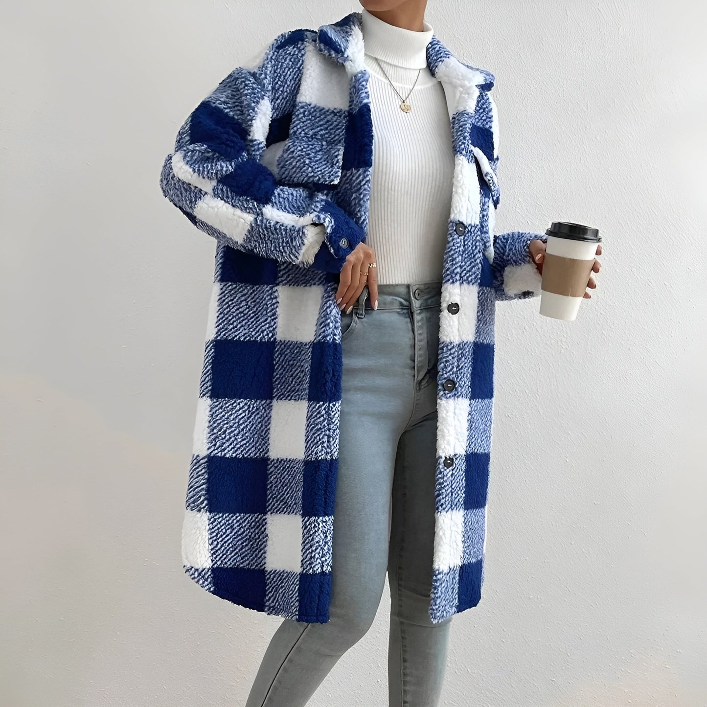 Estella Plaid Coat