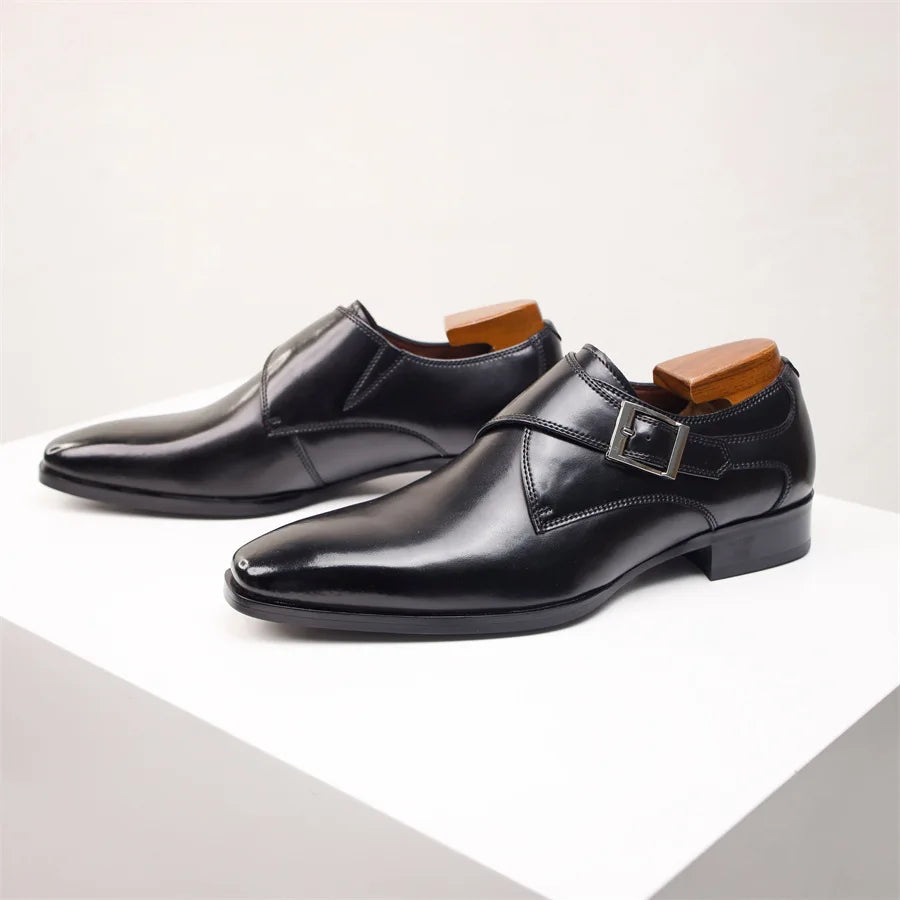 Marc Ventura Single Monk Strap Leather Shoe