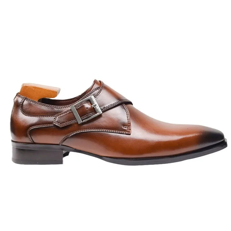 Marc Ventura Single Monk Strap Leather Shoe