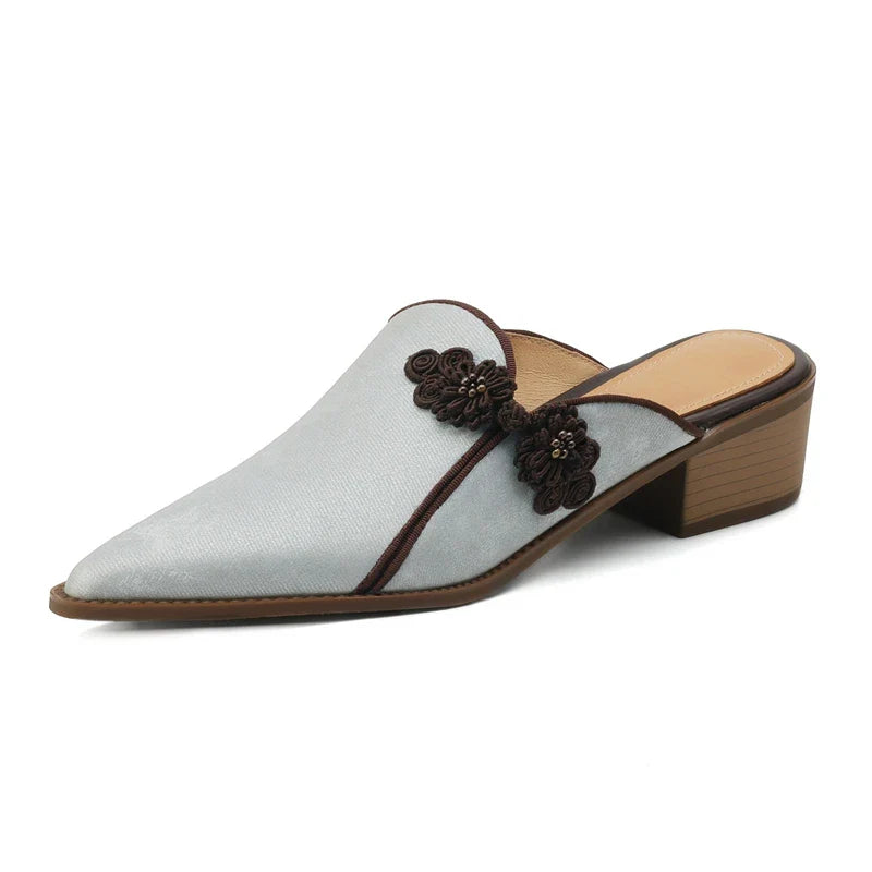 Céleste Leather Mules