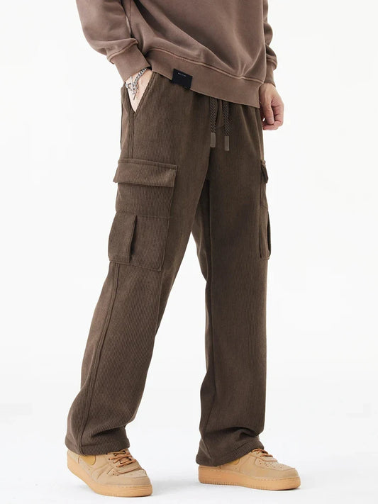 Corduroy Fleece Lined Sweatpants