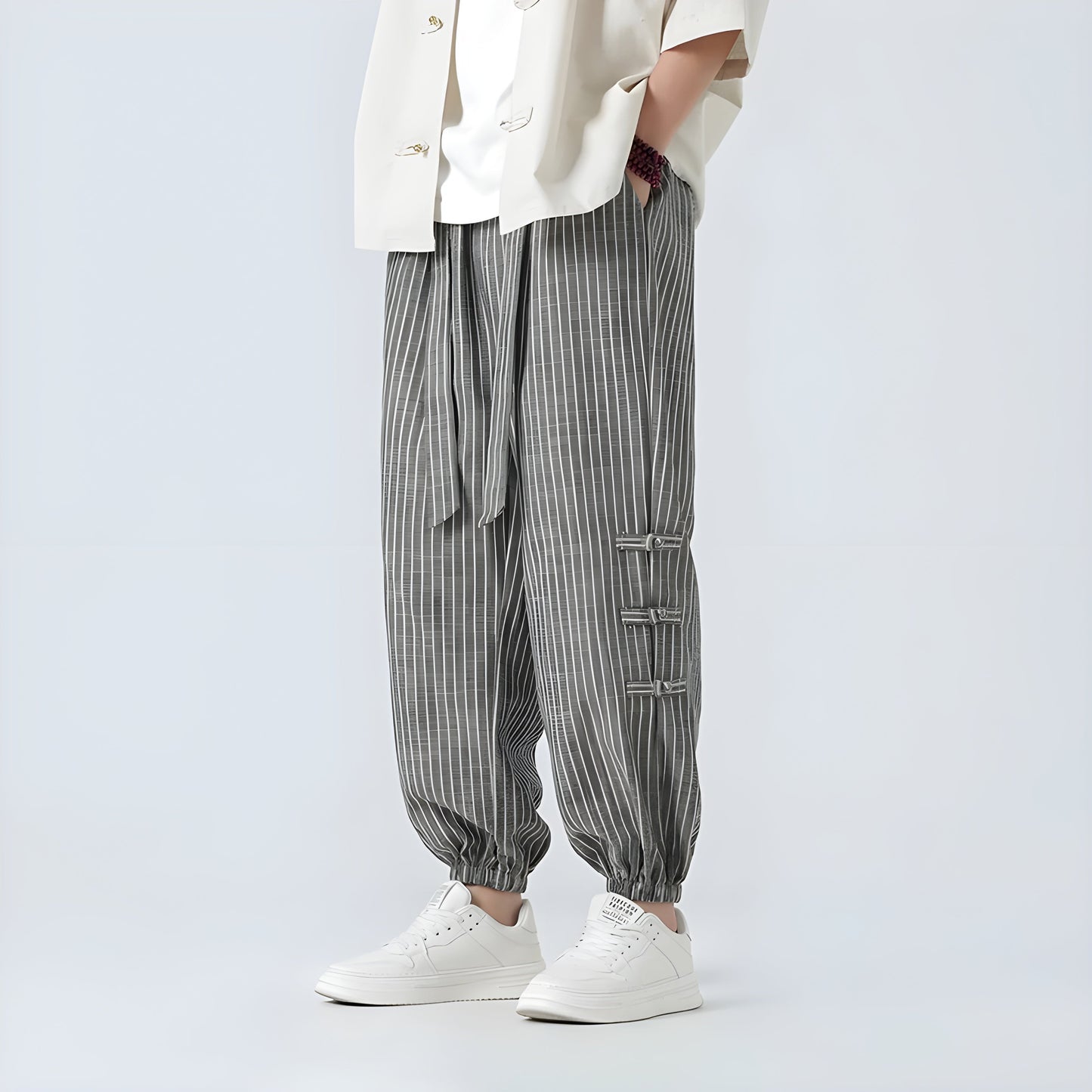 Oriental Cotton Pants