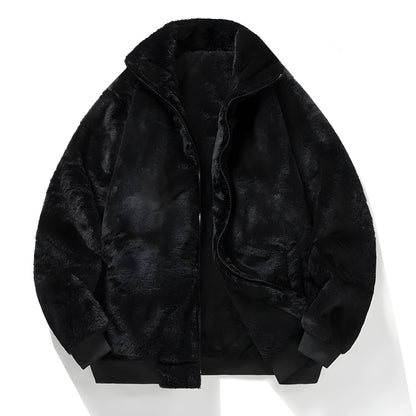 Retro Faux Fur Bomber