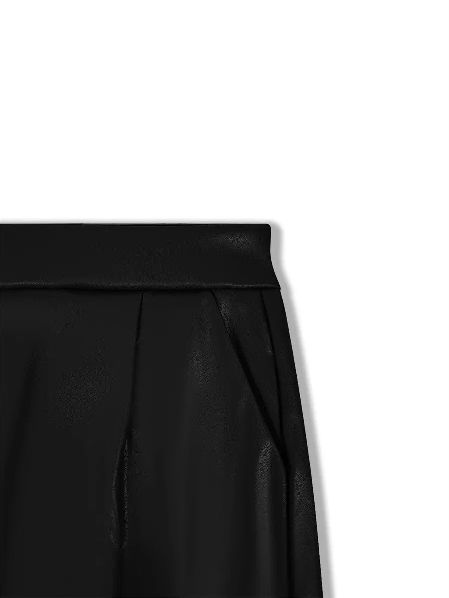 Leather Pencil Skirt