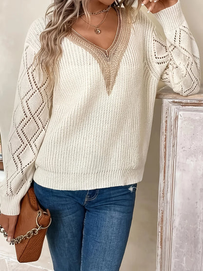 Crochet Lace Sweater