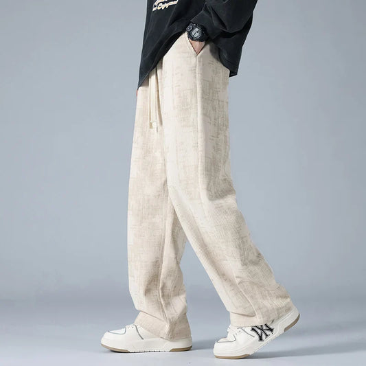 Azure Corduroy Sweatpants