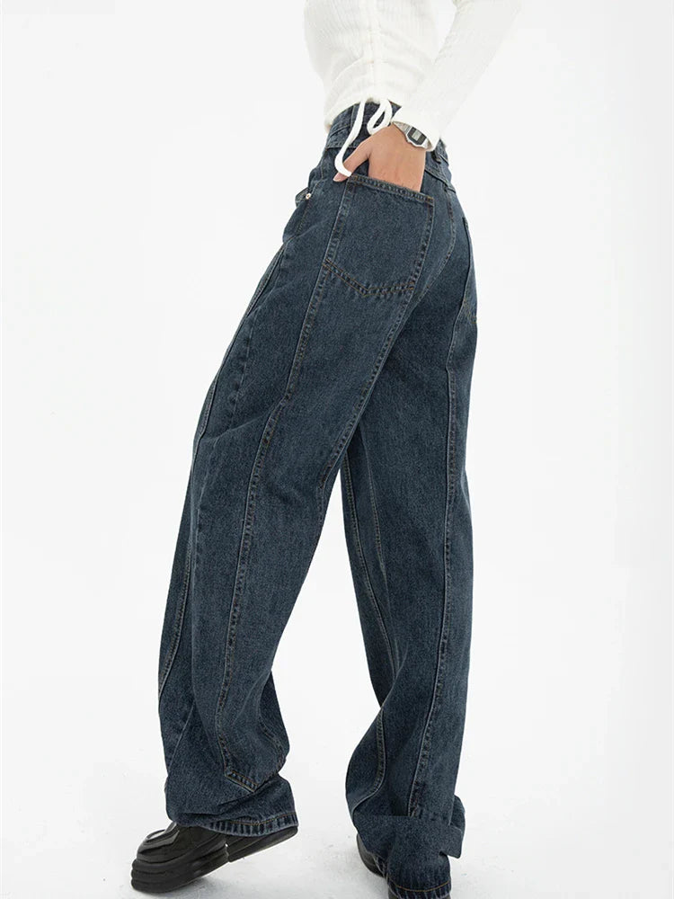 High-Waist Vintage Denim