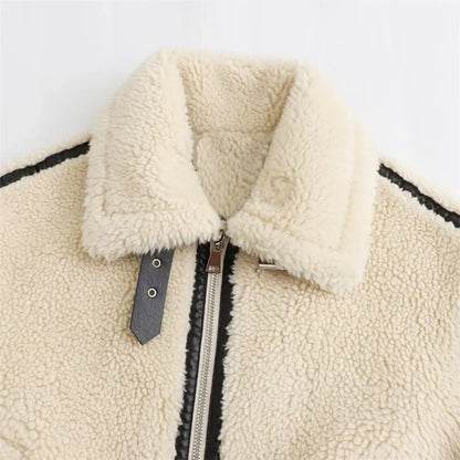 Fleece Biker Jacket