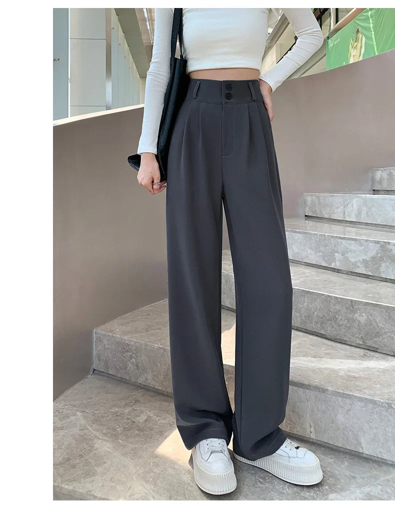 High-Waist Palazzo Trousers