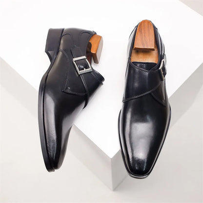 Marc Ventura Single Monk Strap Leather Shoe