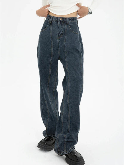 High-Waist Vintage Denim