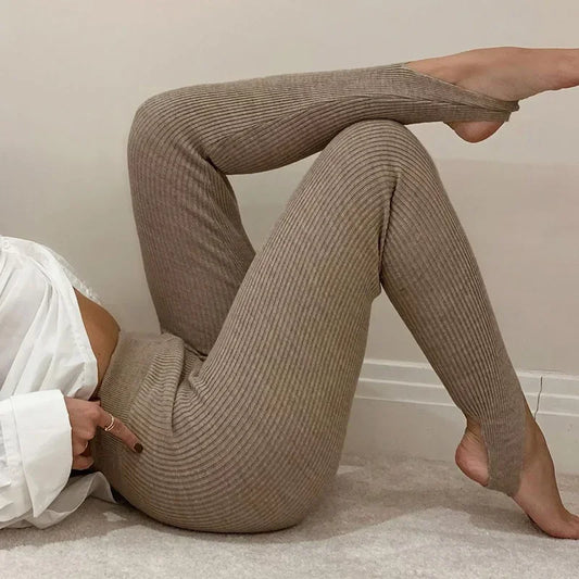 Ribbed Knit Leggings