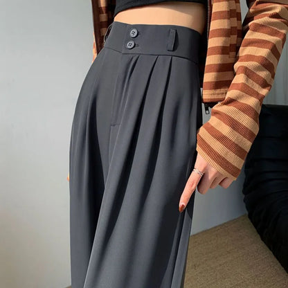 High-Waist Palazzo Trousers