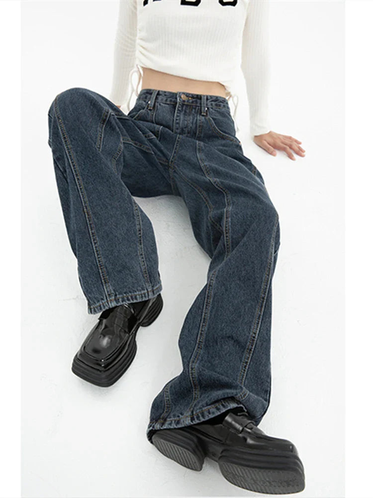 High-Waist Vintage Denim