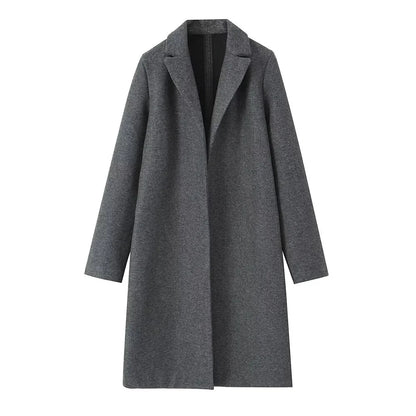 Velana Open V-line Trench Coat