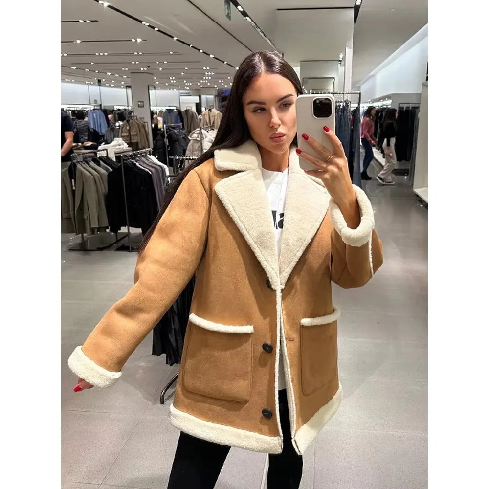 Shearling Overcoat