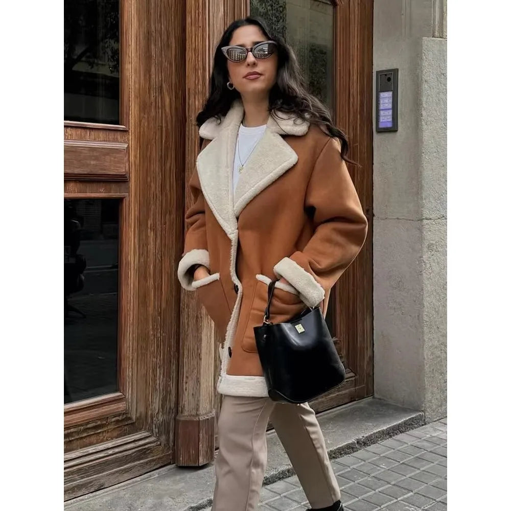 Shearling Overcoat